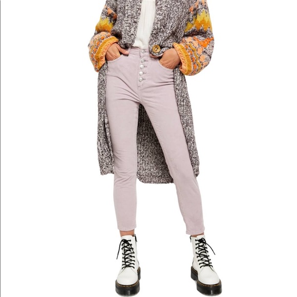 Free People Denim - Free People Lilac Skinny Jeans